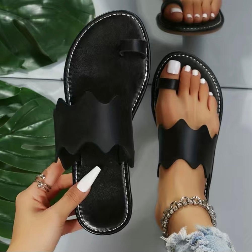 Flat Slide Sandals